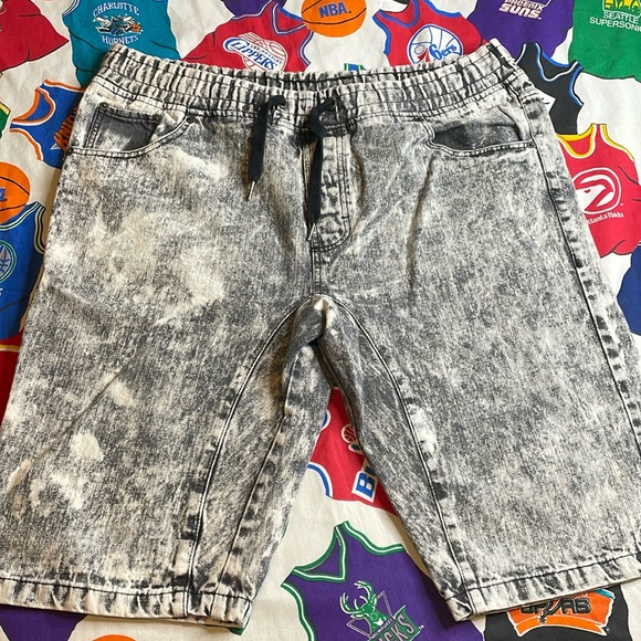 Southpole Pantaloncini Jogger Uomo Con Tasche Cargo - Modello Crotch Drop, Tessuto Twill Mimetico, Vita Elastica Con Cordino, Casual Estivo